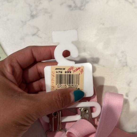 NEW KIDS ON THE BLOCK VINTAGE SUSPENDERS dead stock pink toddler - Picture 6 of 8